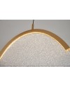 OASIS * LÁMPARA LED 54W ORO - 4 COLGANTES - DIMABLE TRIAC